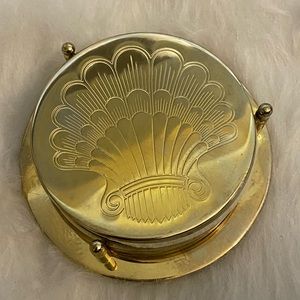 Vintage Brass Coasters (set of 6)